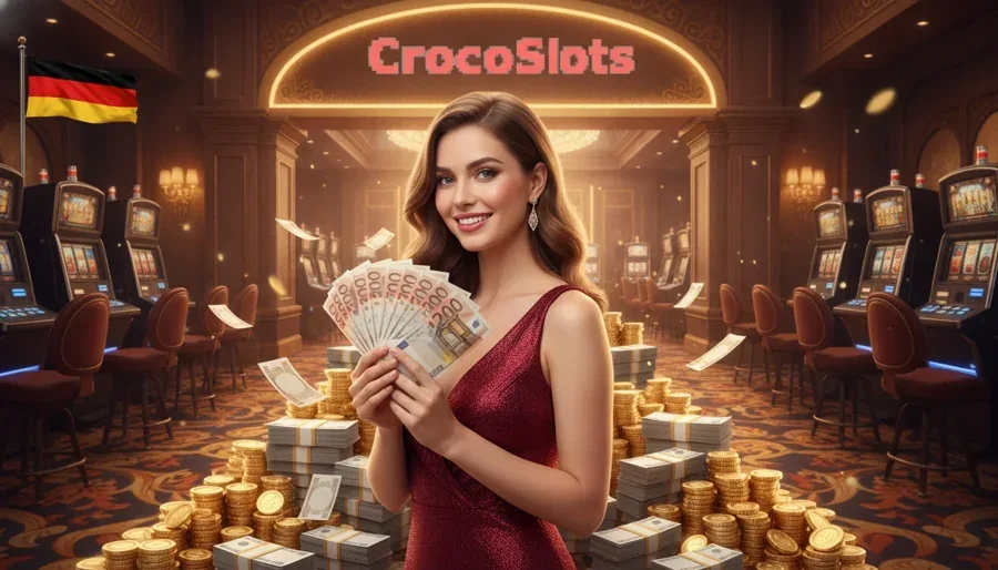 CrocoSlots Startseite Übersicht